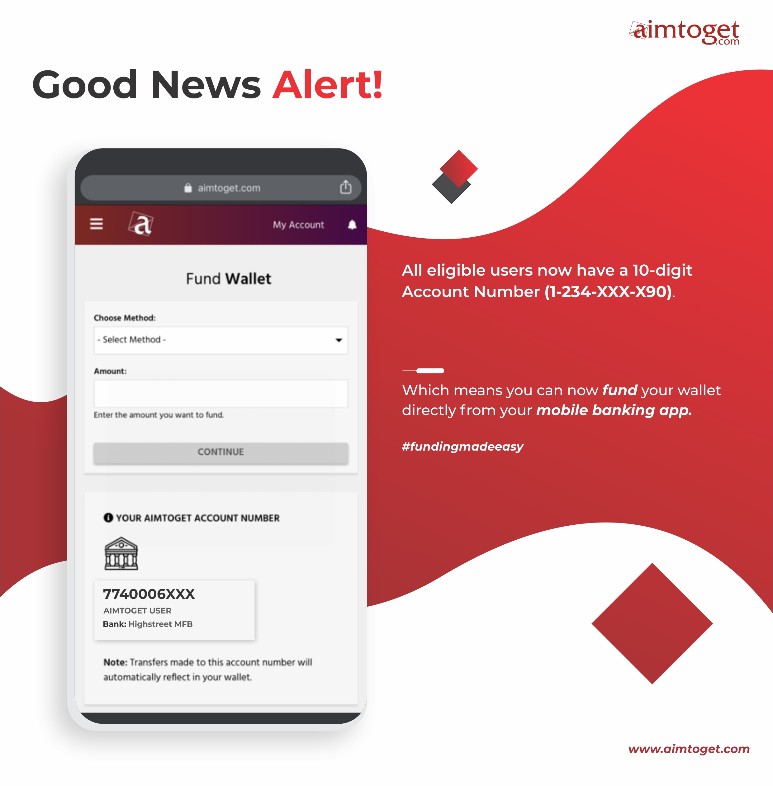 aimtoget account number